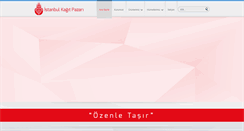 Desktop Screenshot of istanbulkagitpazari.com